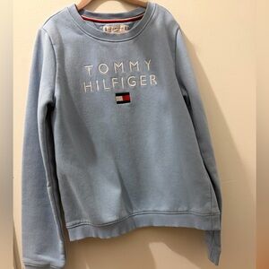Tommy Hilfiger Girls Light Blue Sweatshirt